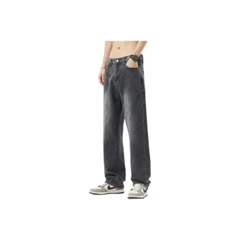 ALEXANDRO FRATELLI Jeans Men's Black Gray Color