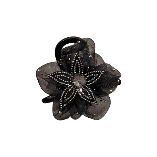 Water Jade Acrylic Hair Clips Women's-7