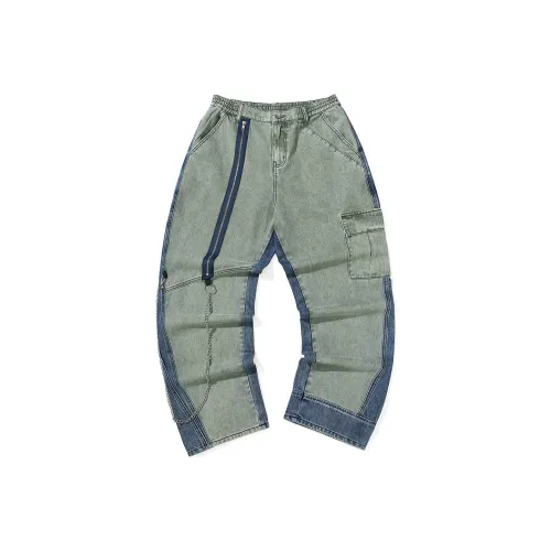 GENANX Jeans Unisex Army Green