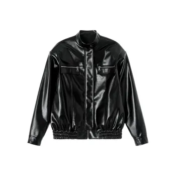 ETERNITY ITA Leather Jackets Unisex Black