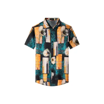 PIERRE CARDIN Shirt Men's Yellow Green