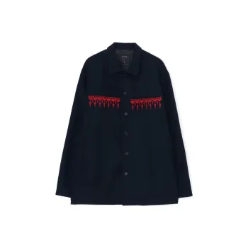 Yohji Yamamoto Jackets Coats Unisex Marine Blue