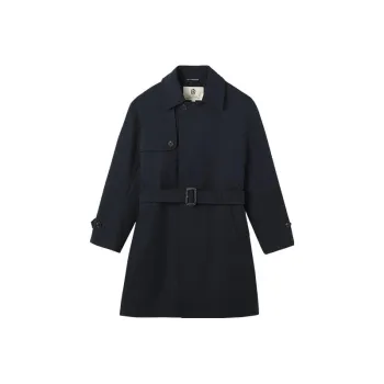 SCOFIELD Trench Coats Men Dark Navy Blue