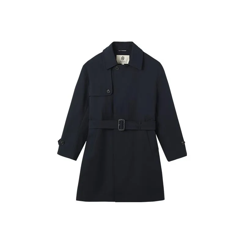 SCOFIELD Trench Coats Men Dark Navy Blue-0
