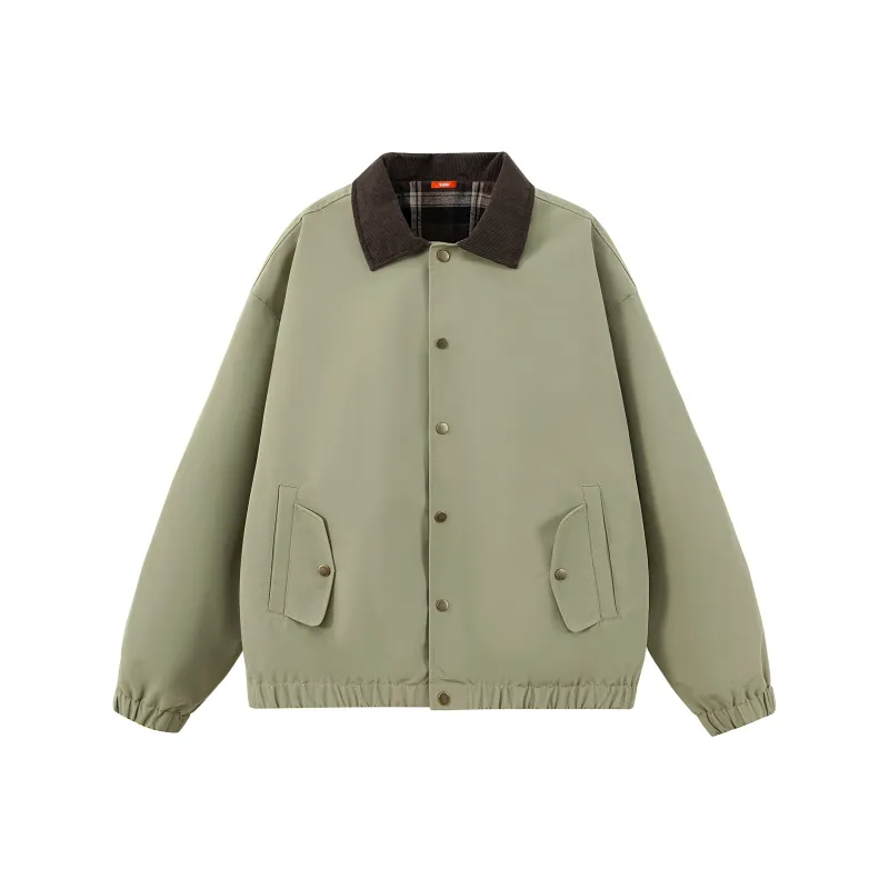 EUSU Jackets Coats Unisex Light Army Green-7