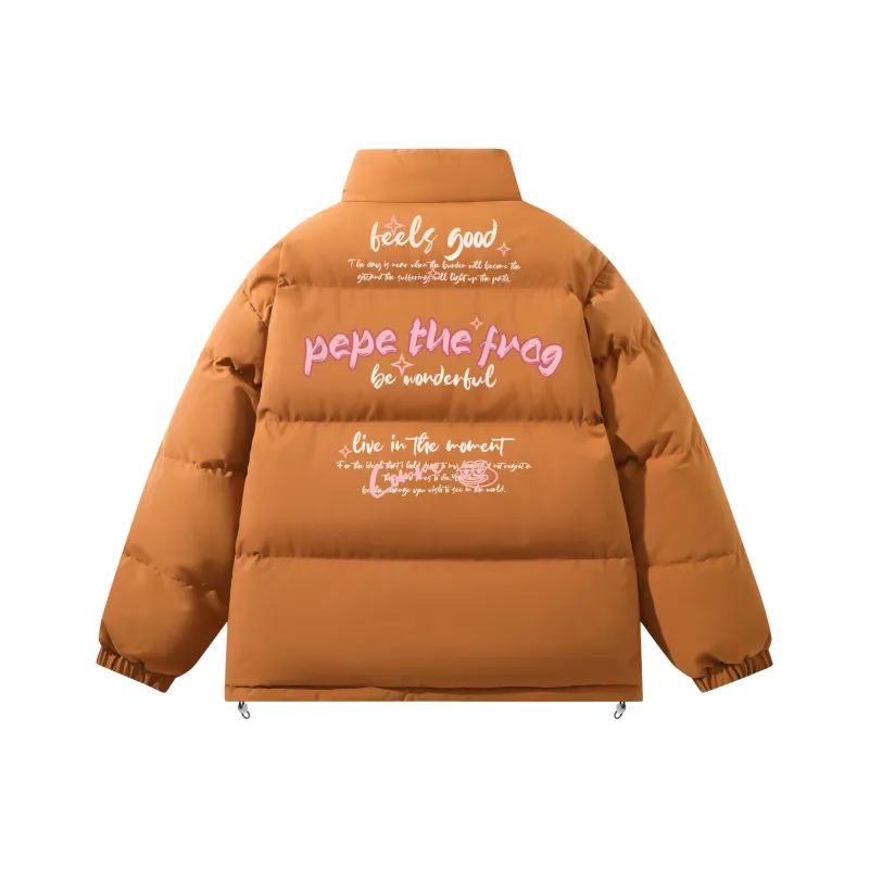 Pepe The Frog Puffer Jacket Unisex-7