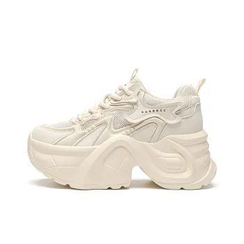 ZHR Little White Bear Abrasion Resistant Coverage Low Top Chunky Sneakers Women's