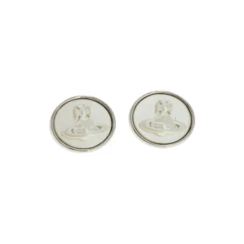 Vivienne Westwood Brass Earrings Women's White