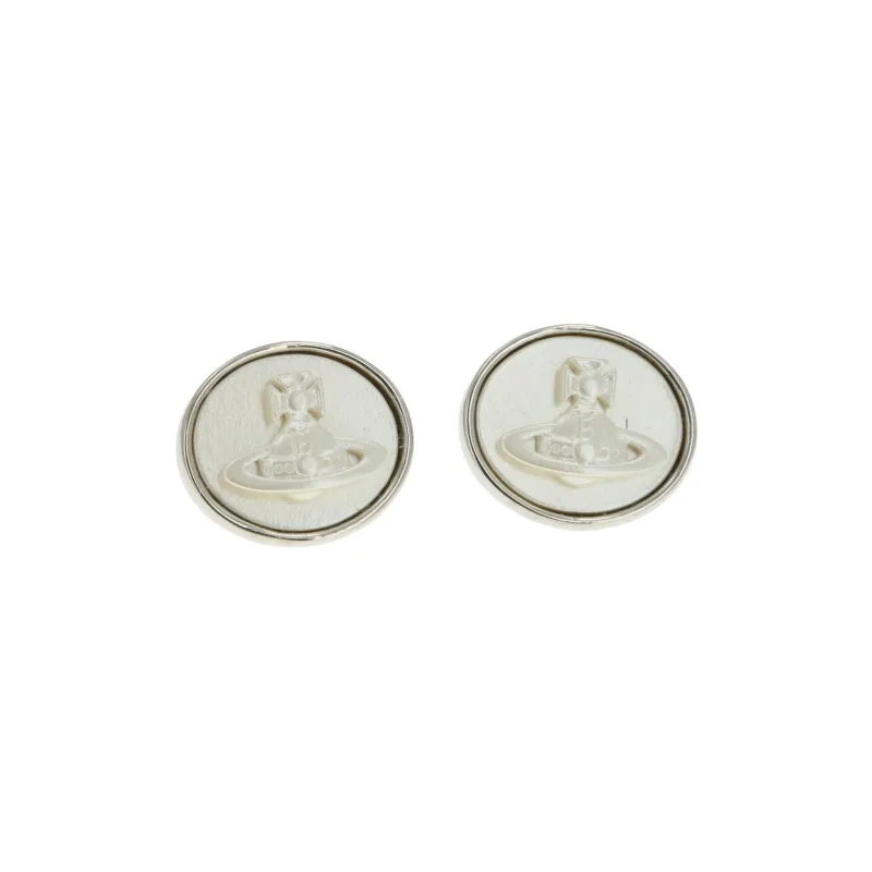 Vivienne Westwood Brass Earrings Women's White-0