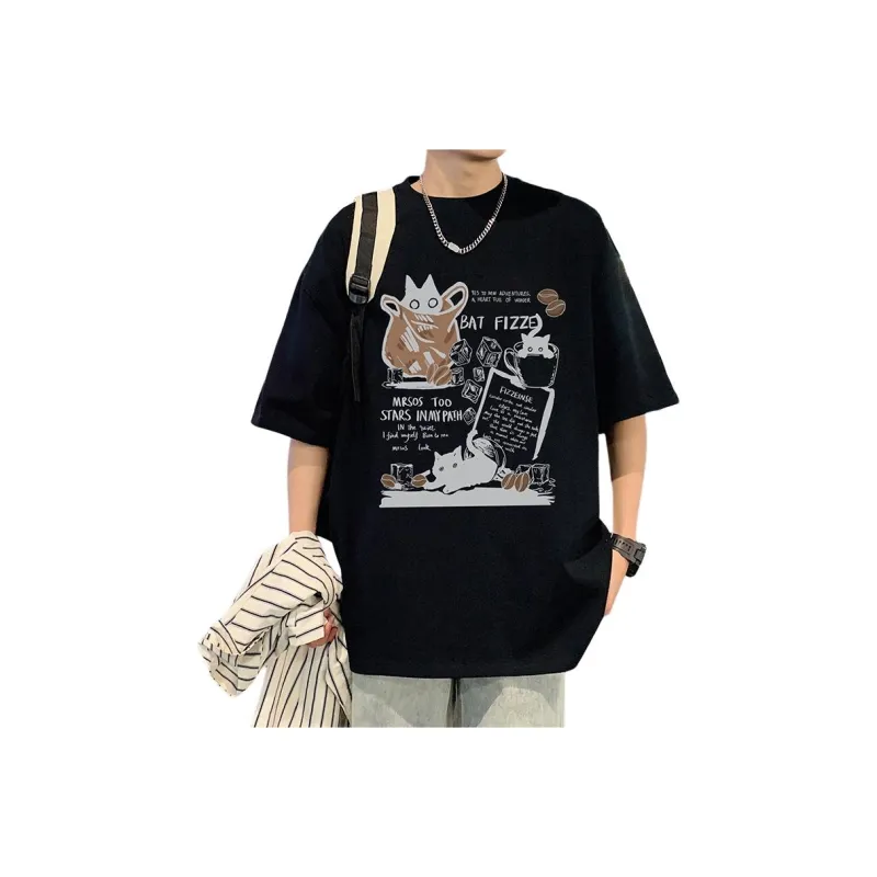 TESTUNG Fashion Minimalist Style T Shirt Men's-11