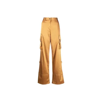 Just Cavalli Cargo Pants Men Gold