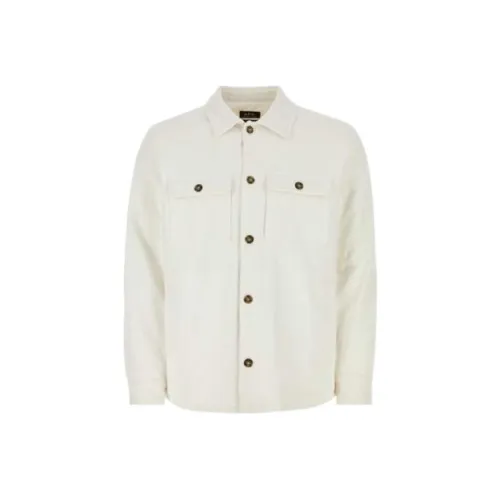 A.P.C Long Sleeved Buttoned Overshirt