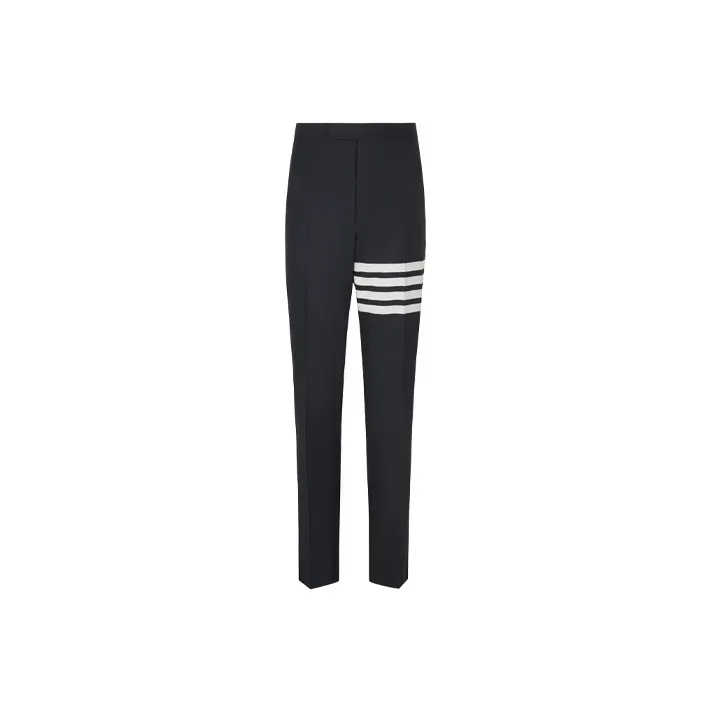 THOM BROWNE 4 Bar Striped Detail Trousers-0