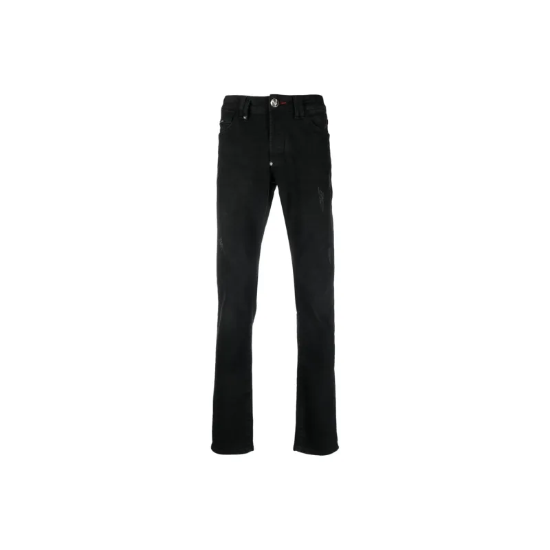 PHILIPP PLEIN Straight leg Jeans-0