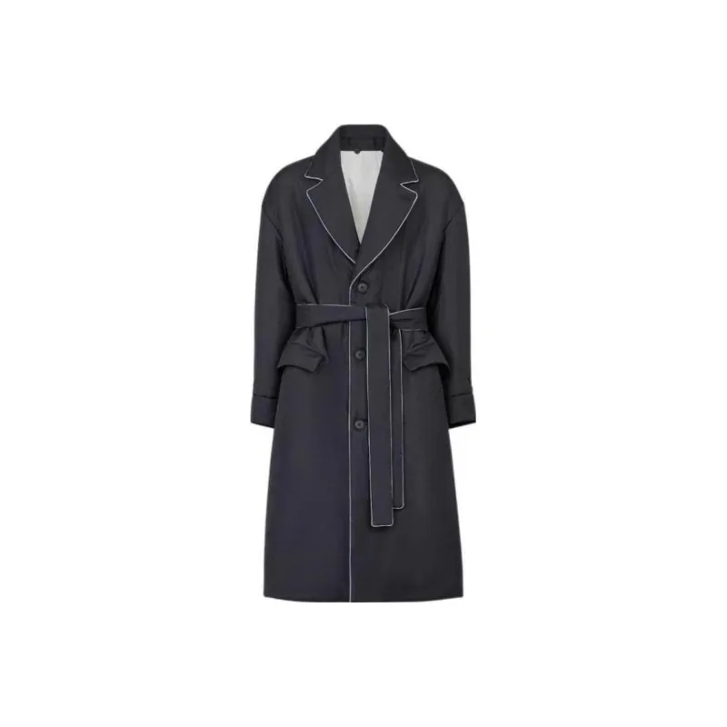 FENDI Trench Coats Men Black-0
