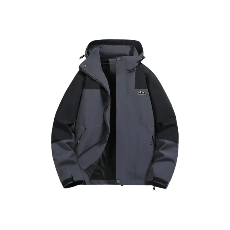 Caramella Jackets Coats Unisex Black-8