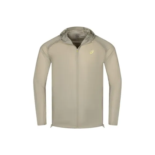 Asics Jackets Coats Men's Gray Green