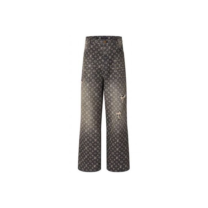 LOUIS VUITTON New Quarterly Products of LV Jeans Men - POIZON