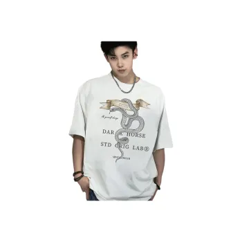 DARK HORSE Spring Summer Couple Short Sleeved Chinese Fashion Trend Unisex