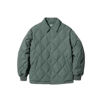 UNIQLO Puffer Jacket Men Turquoise