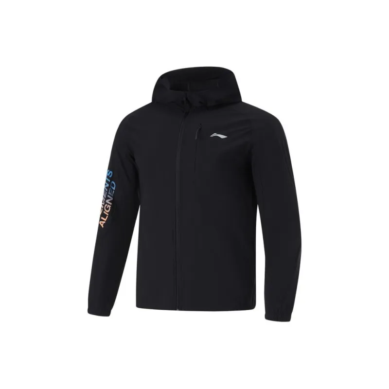 LiNing Fitness Series Trench Coat Men's Black-0