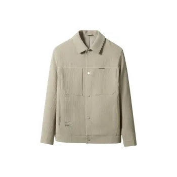 HLA Jackets Men Khaki B1