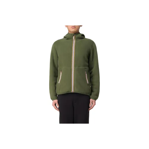 K WAY Jackets & Coats Men's Green
