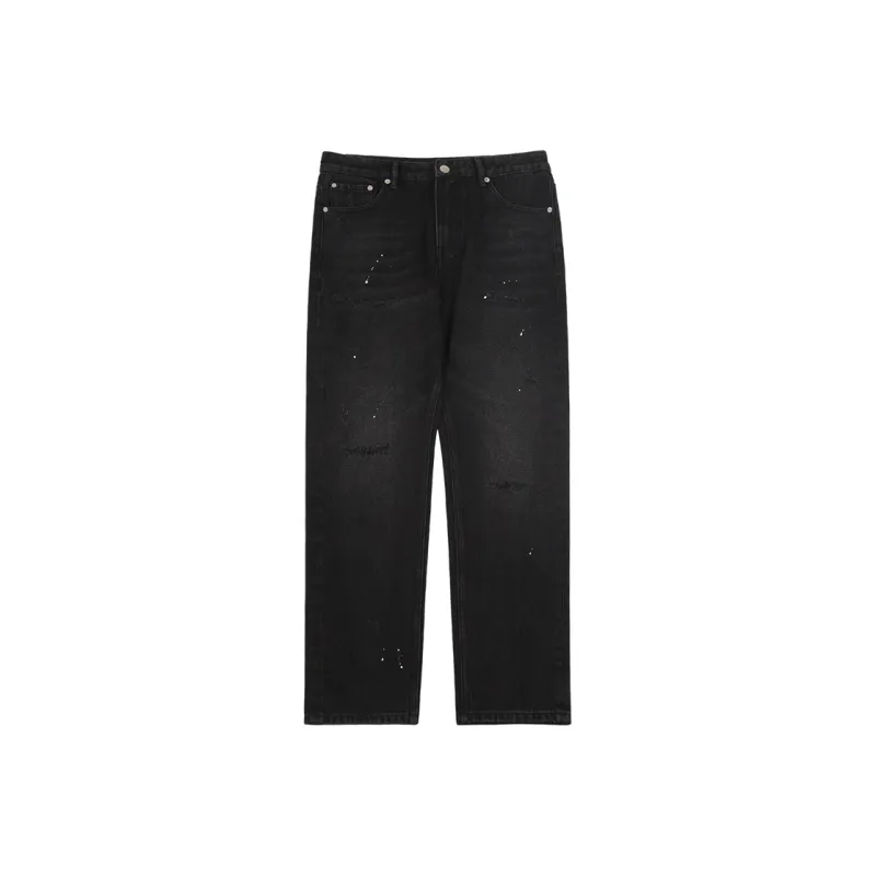 RAVENOUS Straight Jeans Unisex Black-0