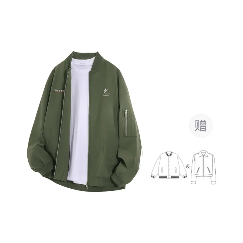 YOSICIL Jackets Coats Unisex Navy Blue-12