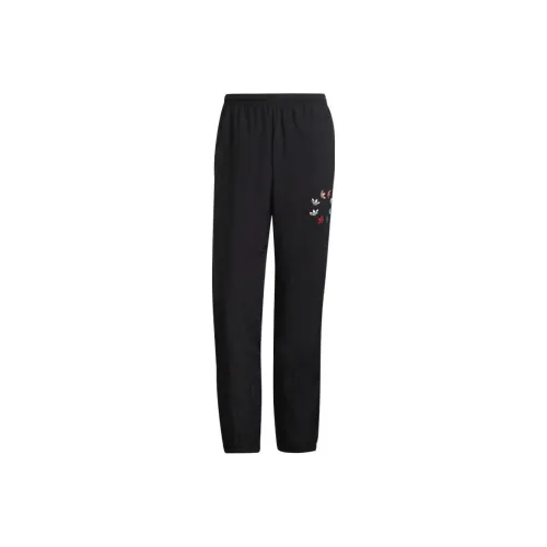 date Originals ADICOLOR SHATTERED Knitted Sports Pants Men's Black