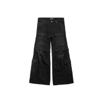Balenciaga SS24 Cargo Pants Unisex Black