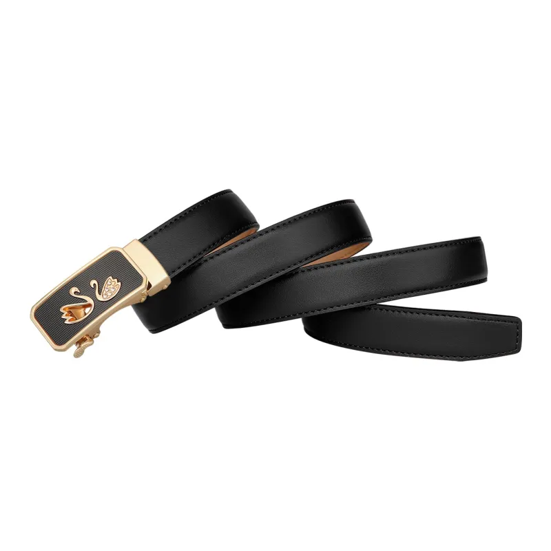 CATELLES Cow Split Leather Belts Women's 2.4cm-3
