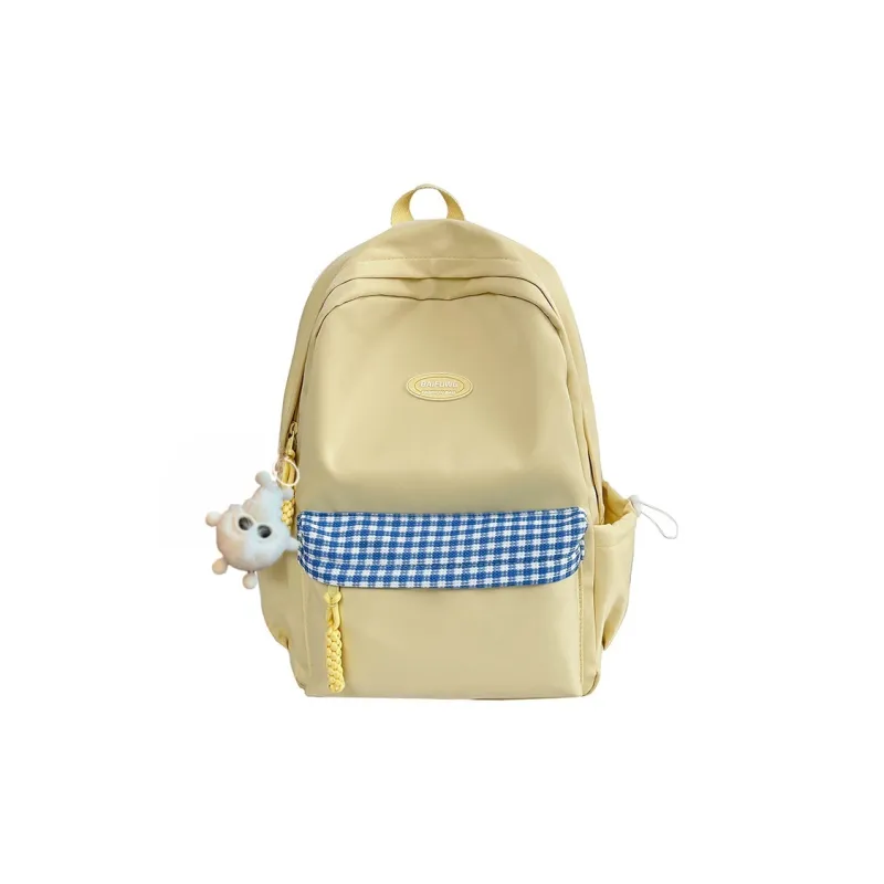 Yalu Nylon Backpack Women's White/Black/Red/Orange/Green-10