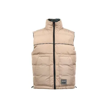 VERSACE JEANS COUTURE Logo print Reversible Padded Gilet