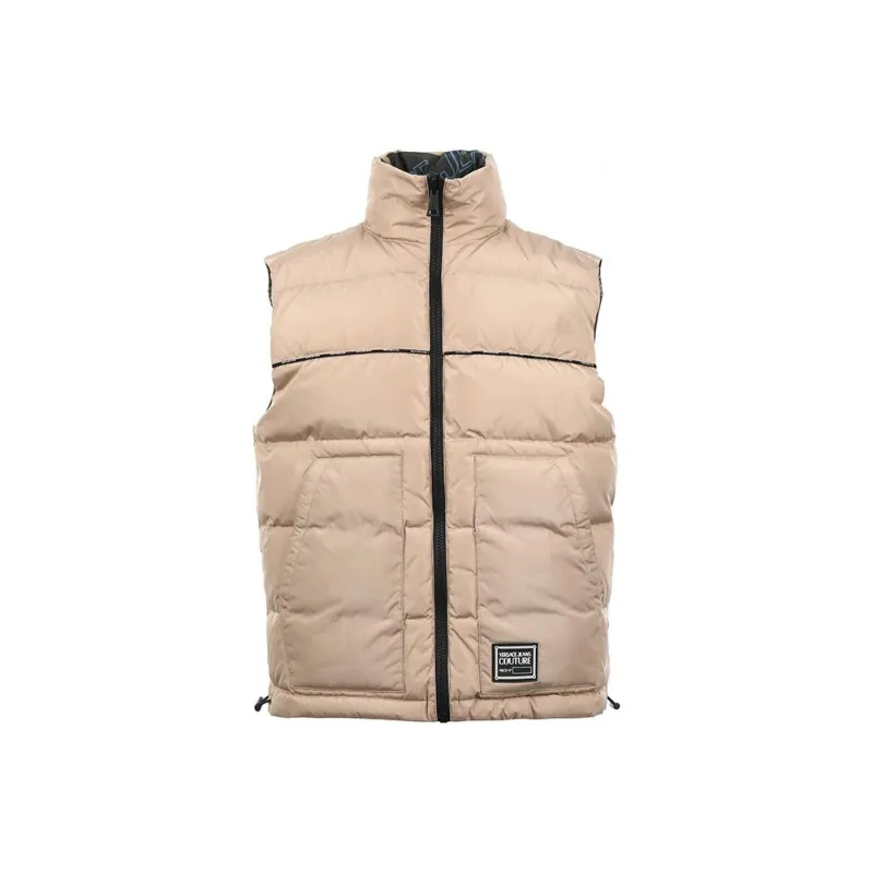 VERSACE JEANS COUTURE Logo patch Quilted Gilet-0