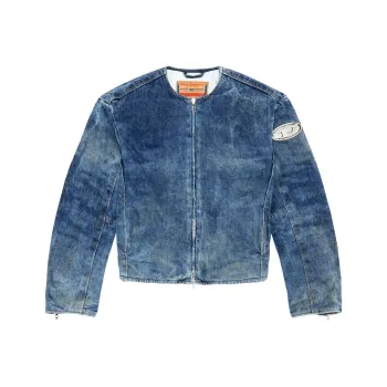 DIESEL SS24 Jackets & Coats Men's Dark Blue