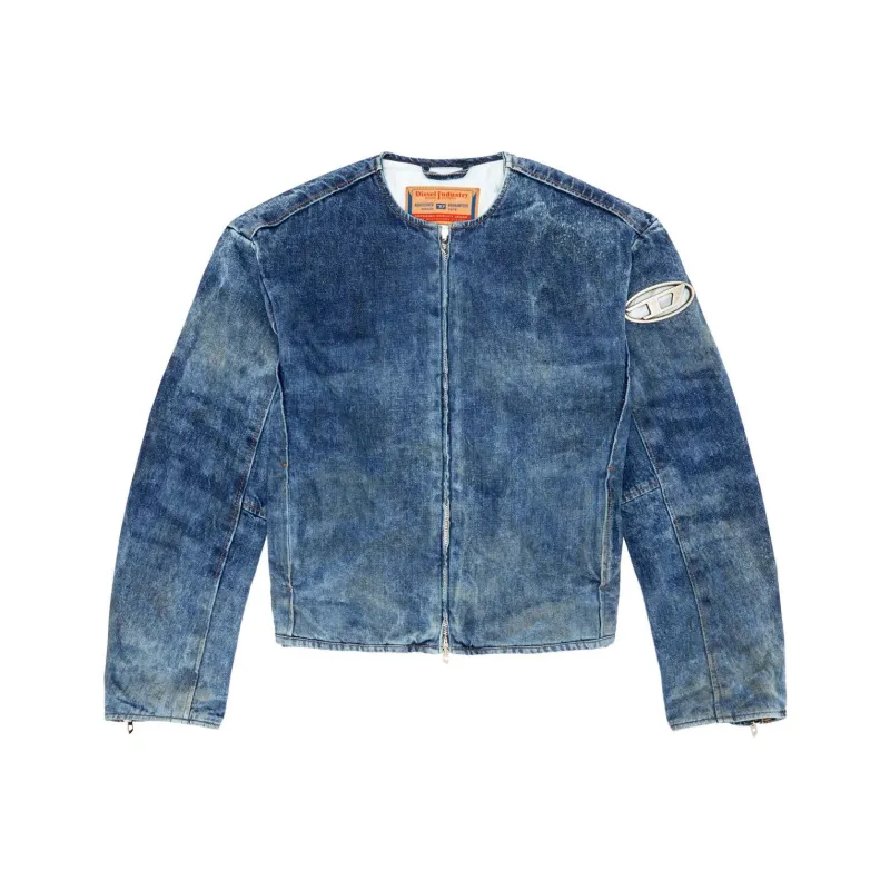 DIESEL SS24 Jackets & Coats Men's Dark Blue-0