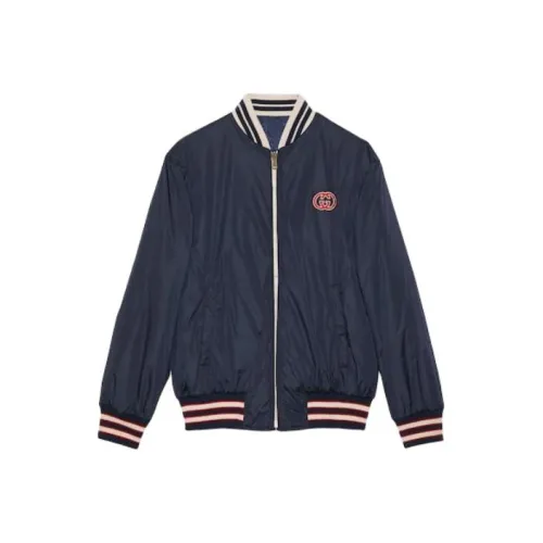 GUCCI SS24 Jackets Coats Men's Dark Blue