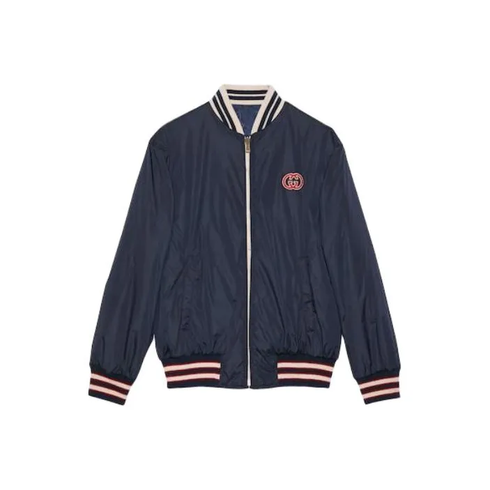 GUCCI SS24 Jackets Coats Men's Dark Blue-0
