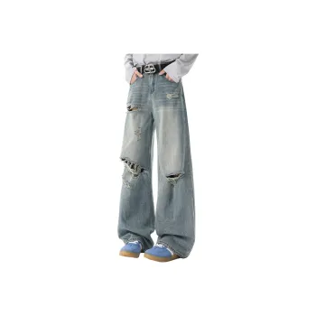 Ghost Mask Jeans Unisex Blue