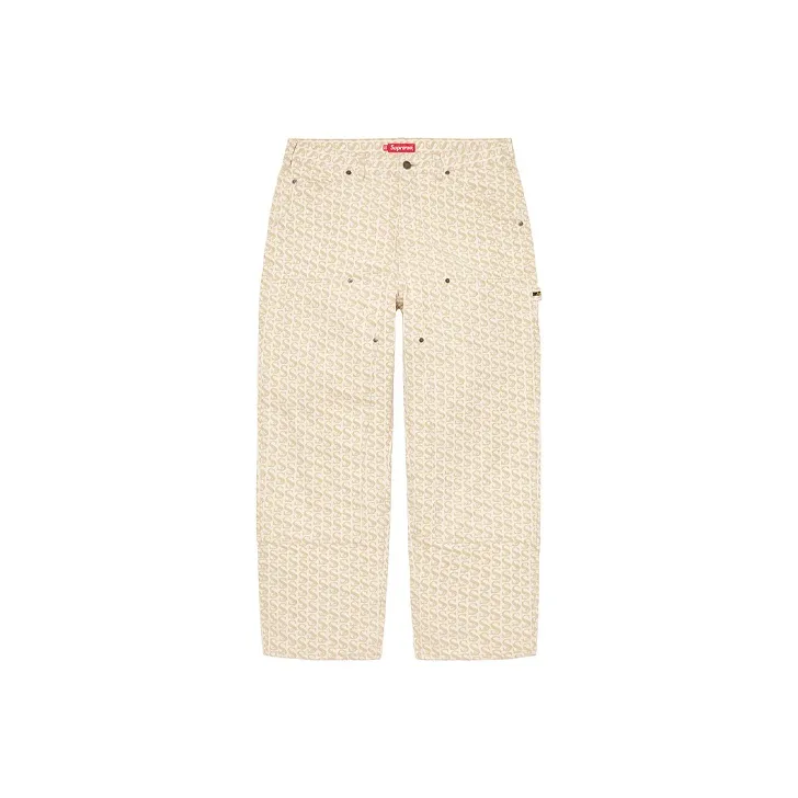 Supreme Monogram Double Knee Denim Painter Pant FW21-2