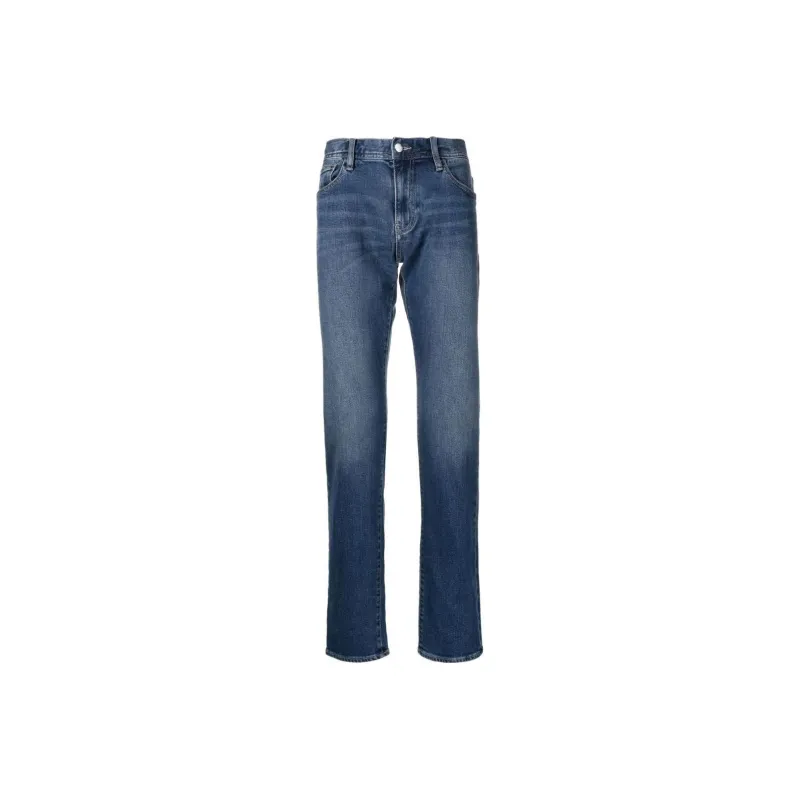 ARMANI EXCHANGE Logo patch Slim cut Jeans-0