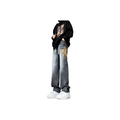 MXDT Jeans Unisex Black Gray Color