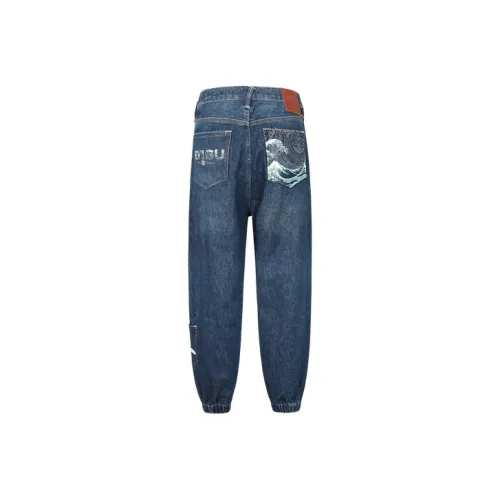 EVISU Jeans Men Denim Blue
