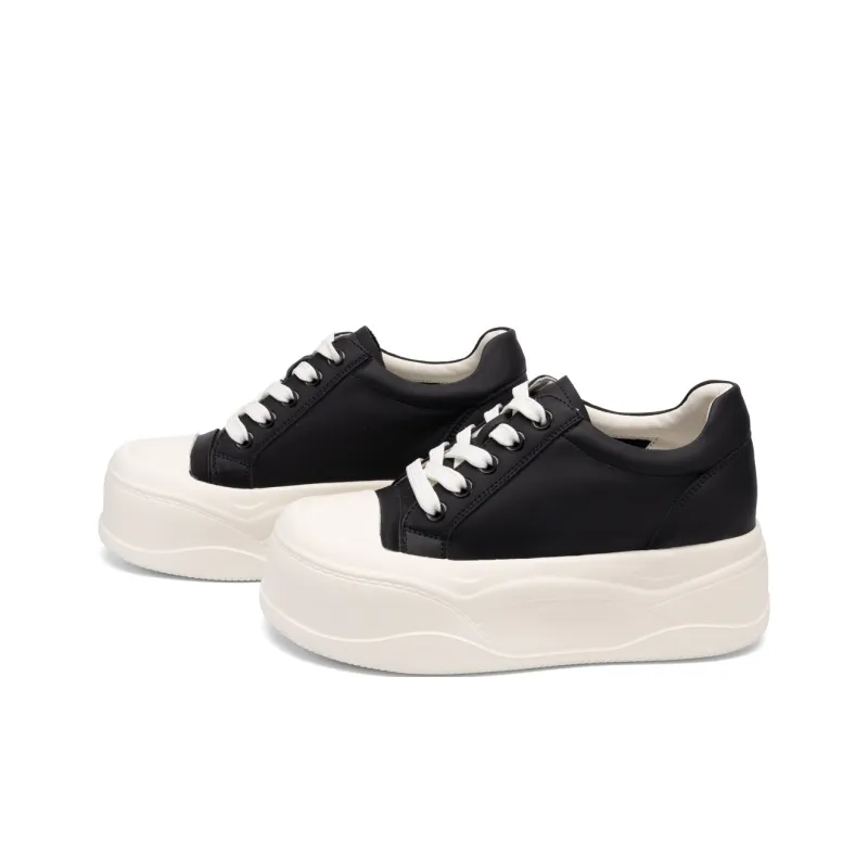 KODI Lightweight Height Increasing Slip Resistant Low Top Skateboard Shoes Women's-6