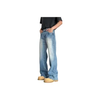 NVRFRGT Jeans Unisex Blue