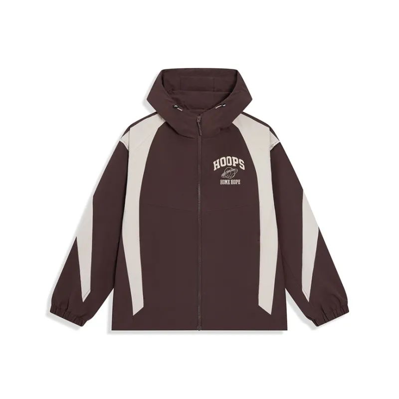 XTEP Basketball Collection Jacket Men's Pale Taupe/Ridge Gray-0