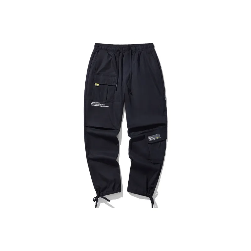GUKUUL Casual Pants Men Black-0