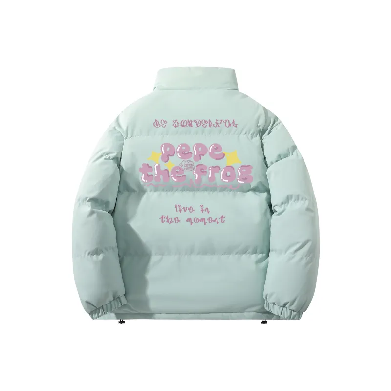 Pepe The Frog Puffer Jacket Unisex-8