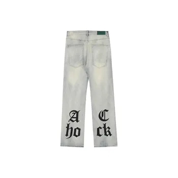 A Chock Jeans Unisex Pale Yellow